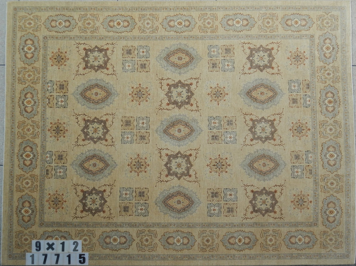 Pakistani Hand-Knotted Area Rug