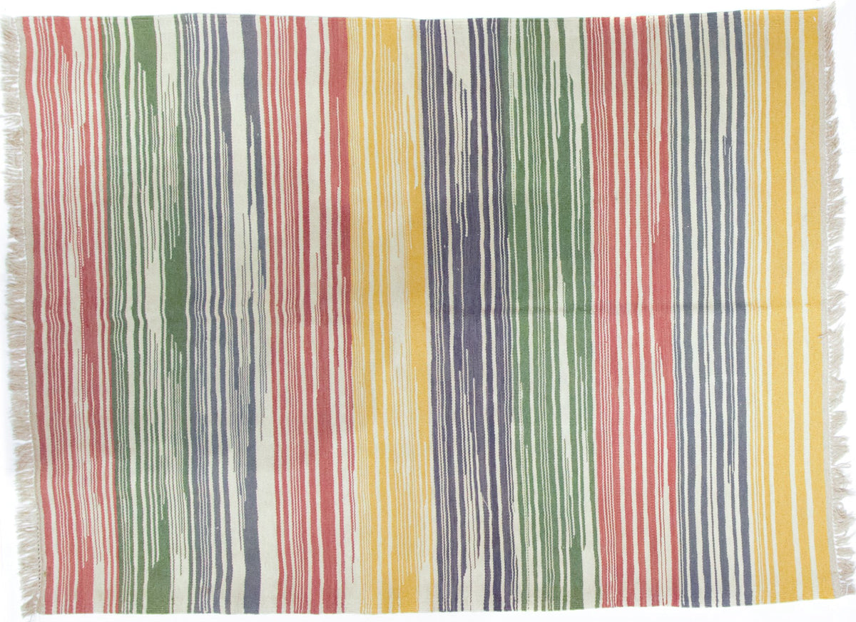 Hand-Knotted Kilim Area Rug