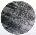 Contemporary Hand-Loomed Round Area Rug