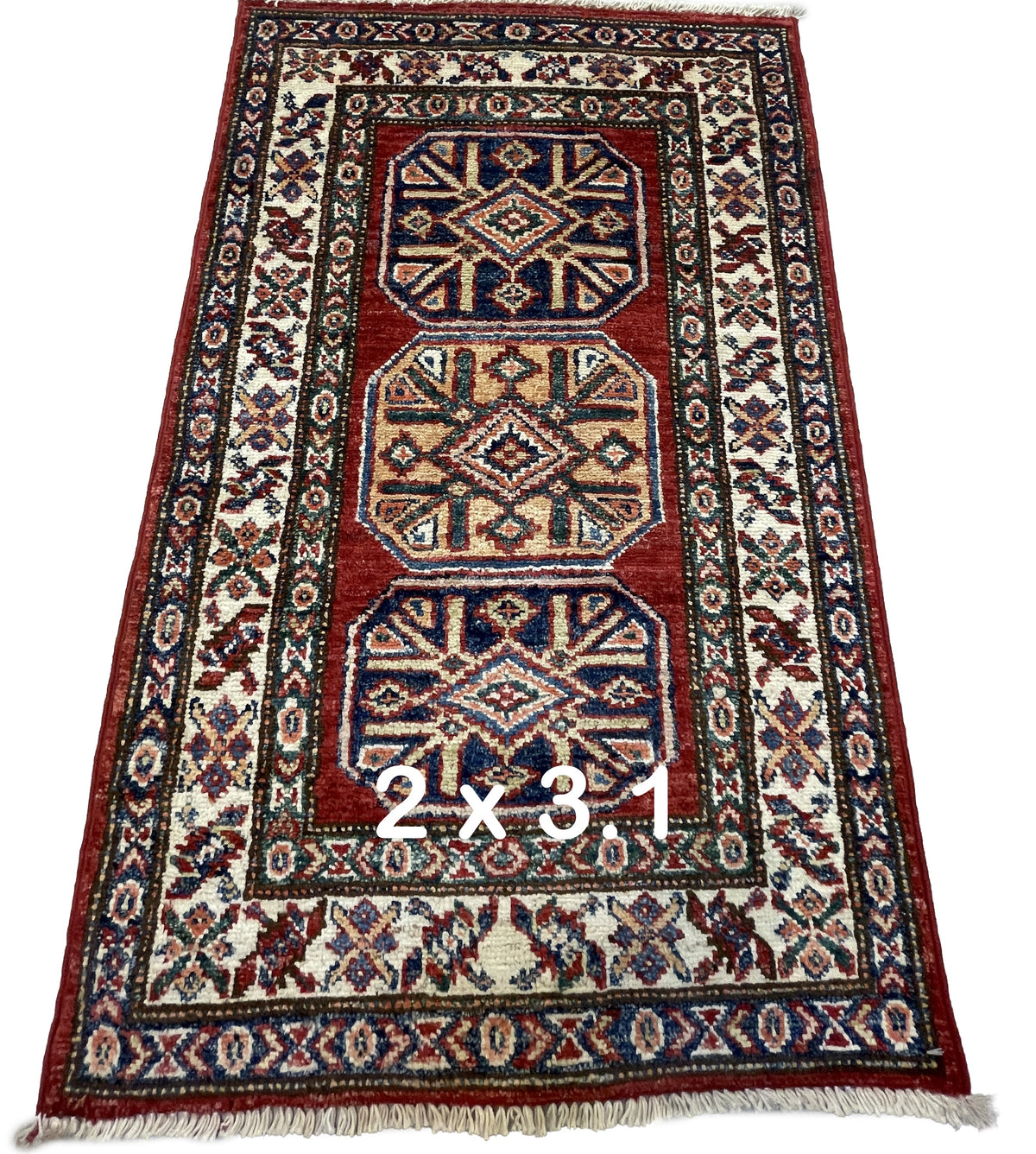 Pakistani Hand-Knotted Kazak