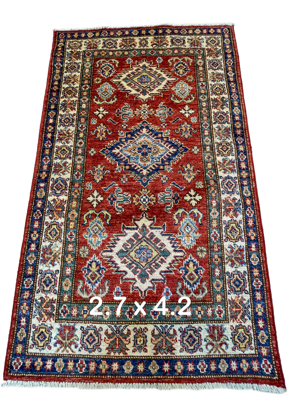 Pakistani Hand-Knotted Kazak