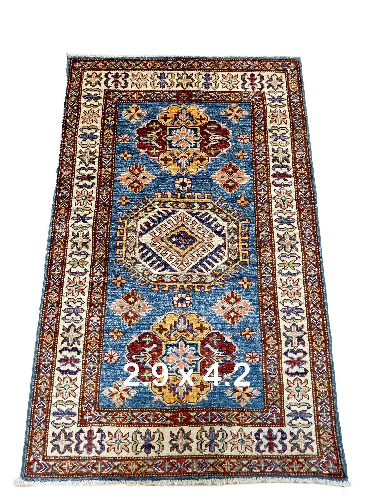 Pakistani Hand-Knotted Kazak