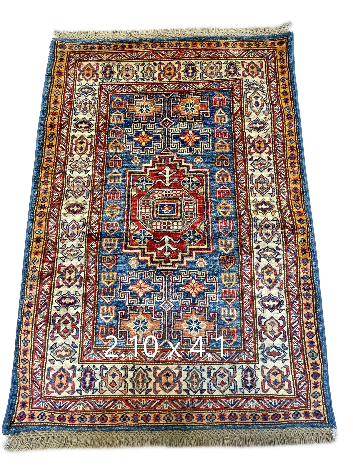 Pakistani Hand-Knotted Kazak