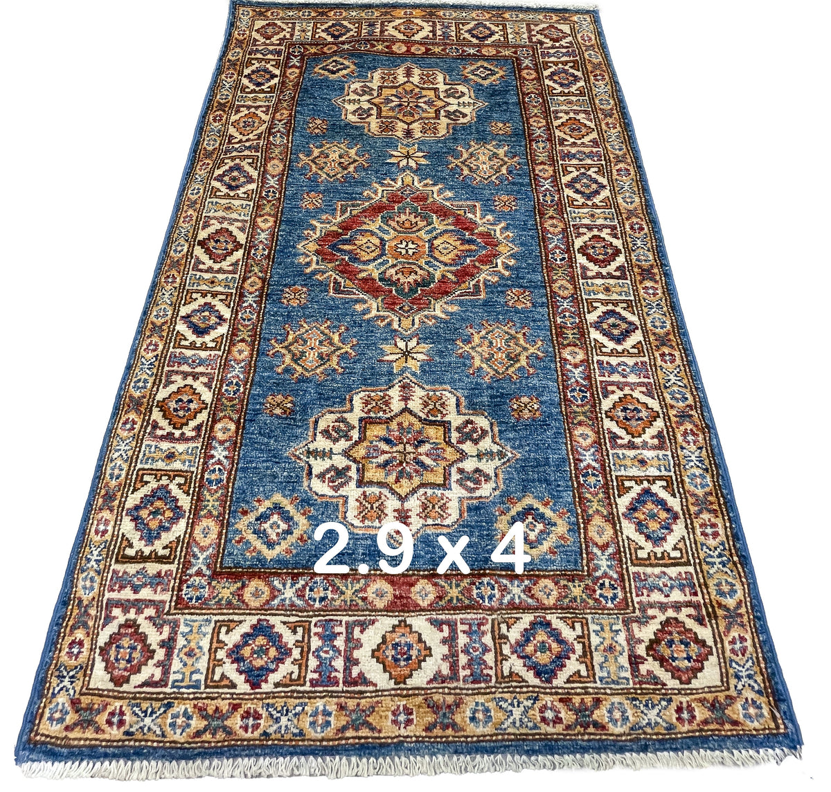 Pakistani Hand-Knotted Kazak