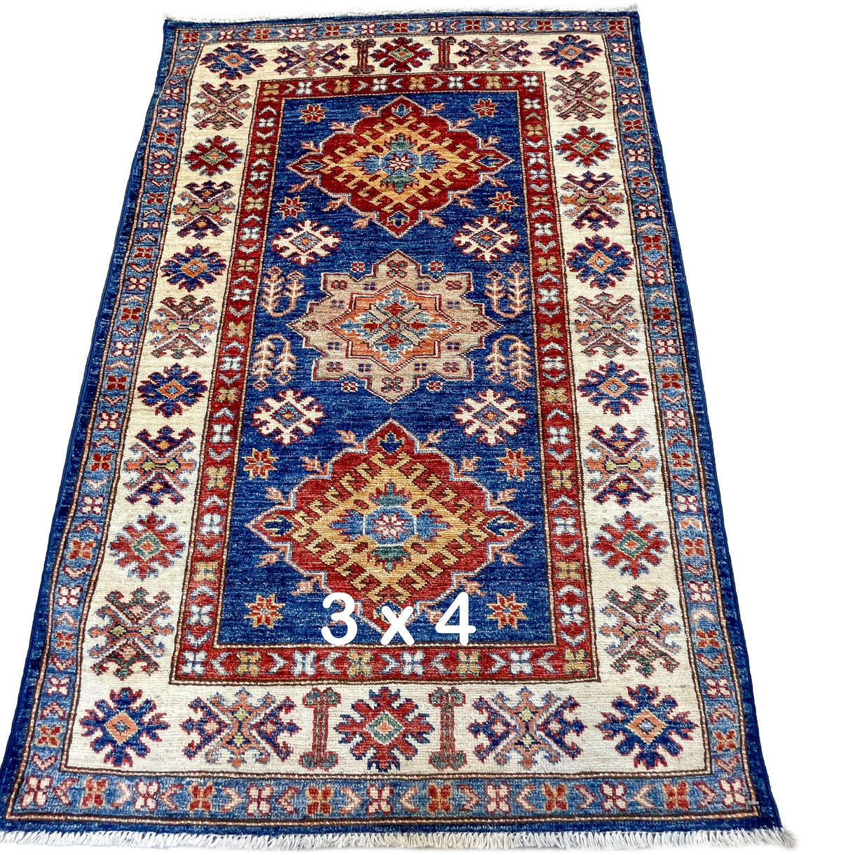 Pakistani Hand-Knotted Kazak
