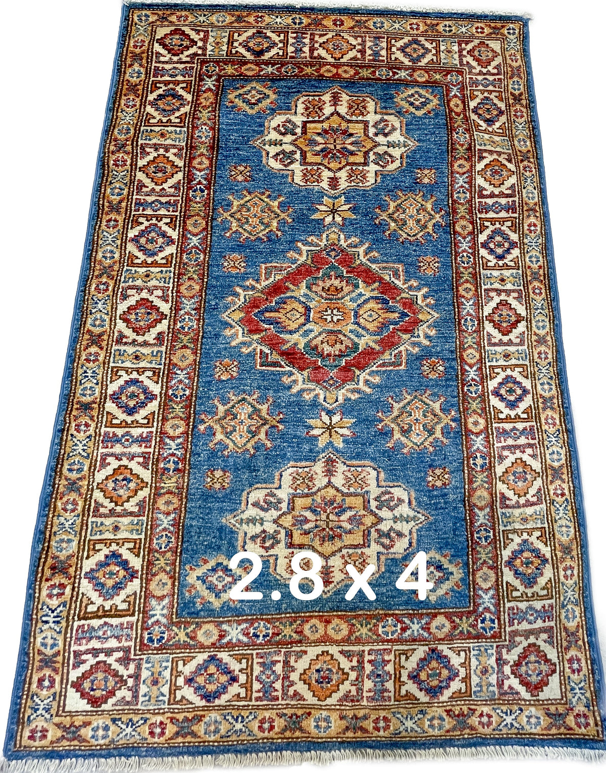 Pakistani Hand-Knotted Kazak