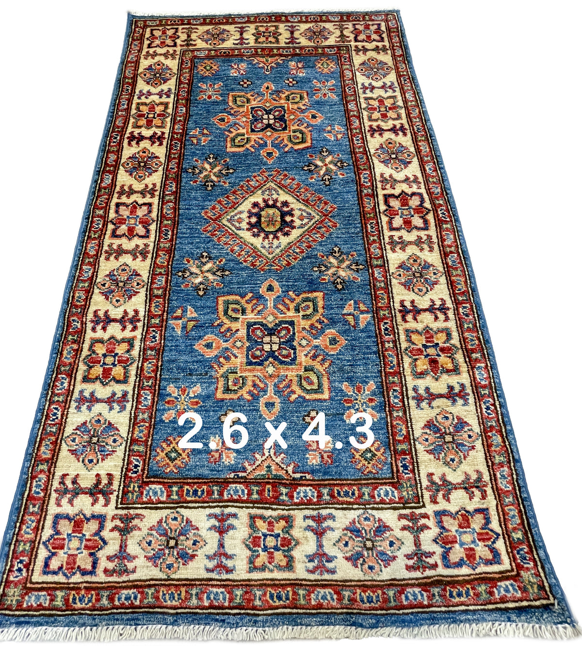 Pakistani Hand-Knotted Kazak
