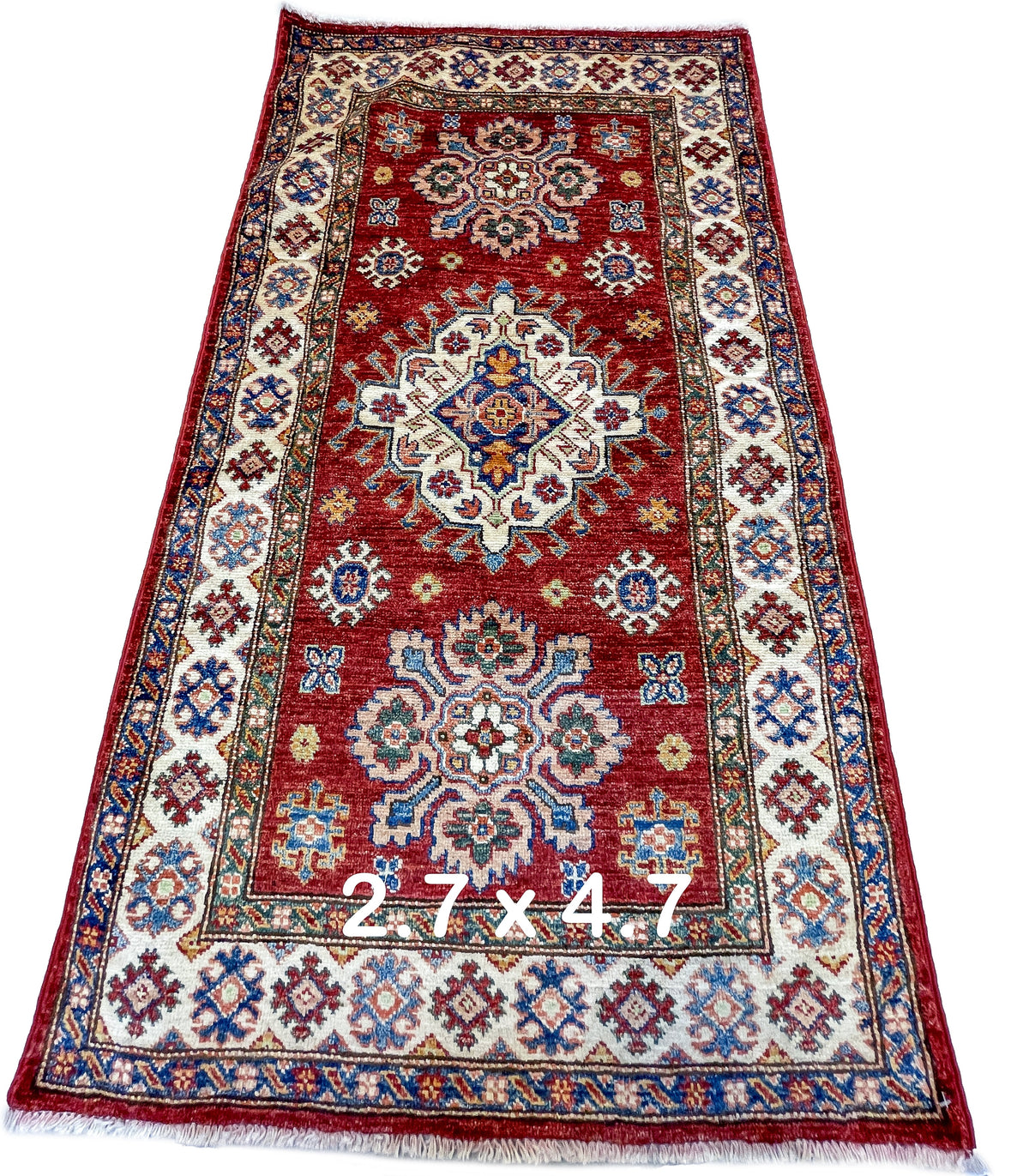 Pakistani Hand-Knotted Kazak