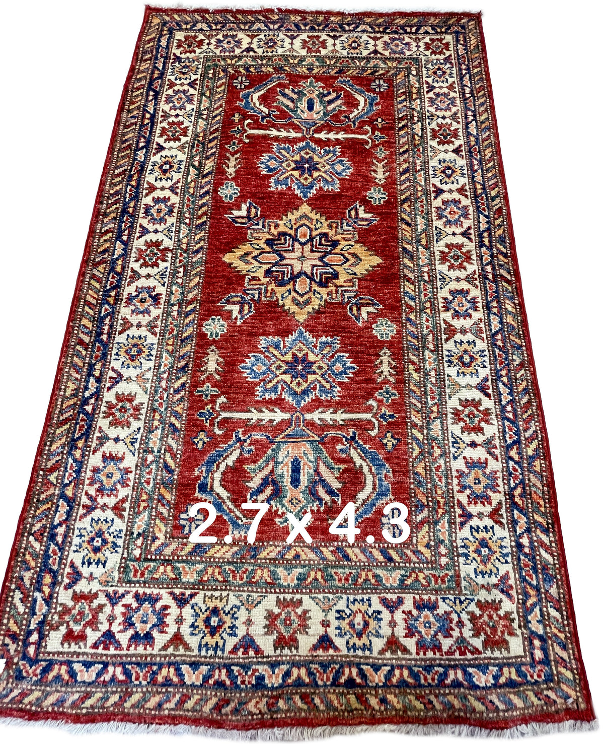 Pakistani Hand-Knotted Kazak
