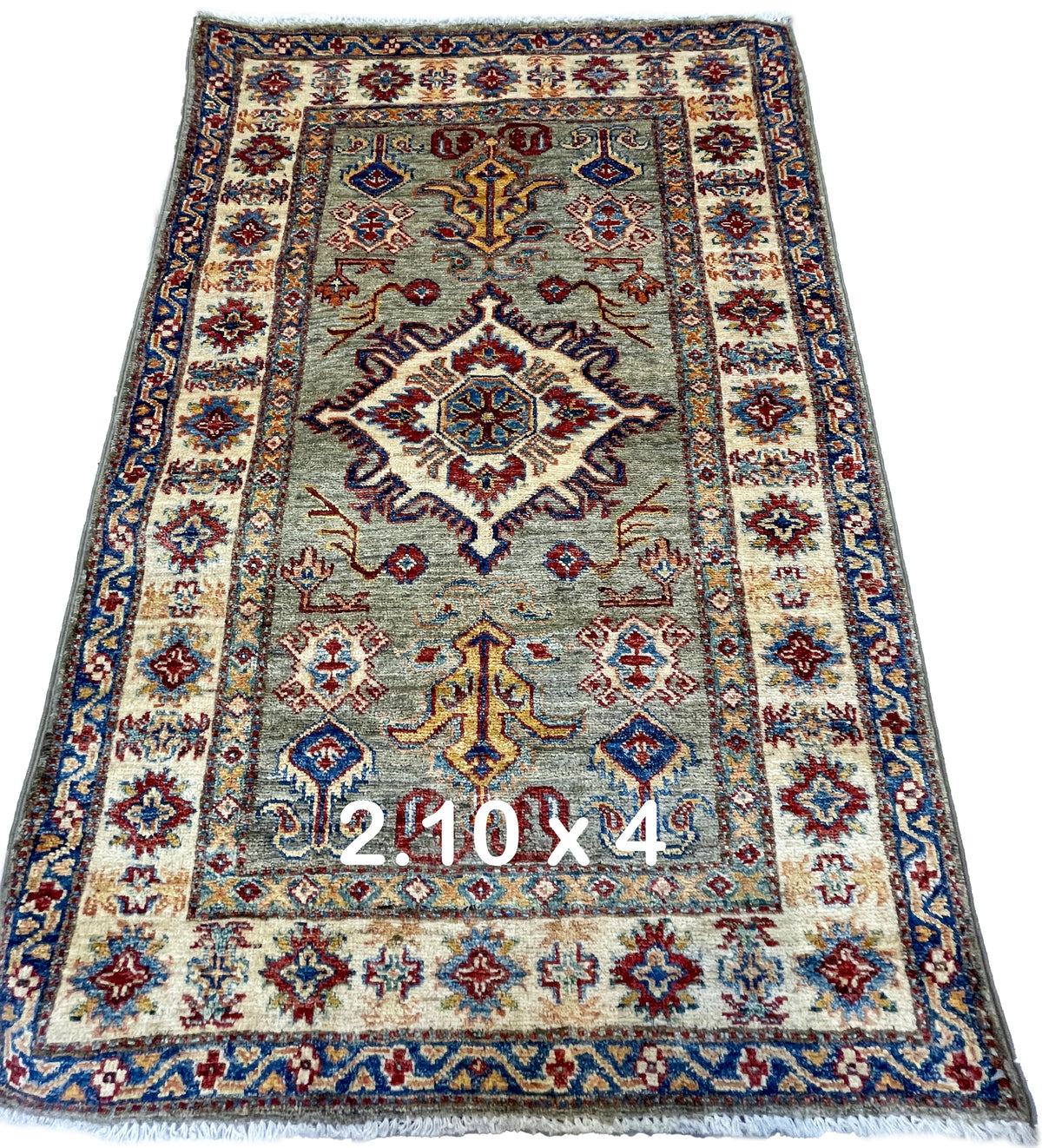 Pakistani Hand-Knotted Kazak