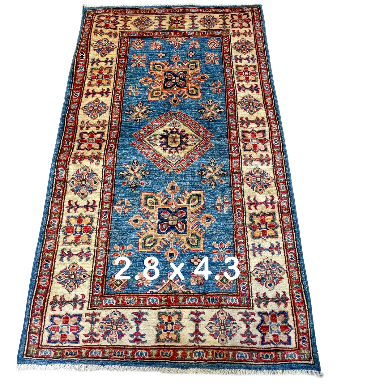 Pakistani Hand-Knotted Kazak