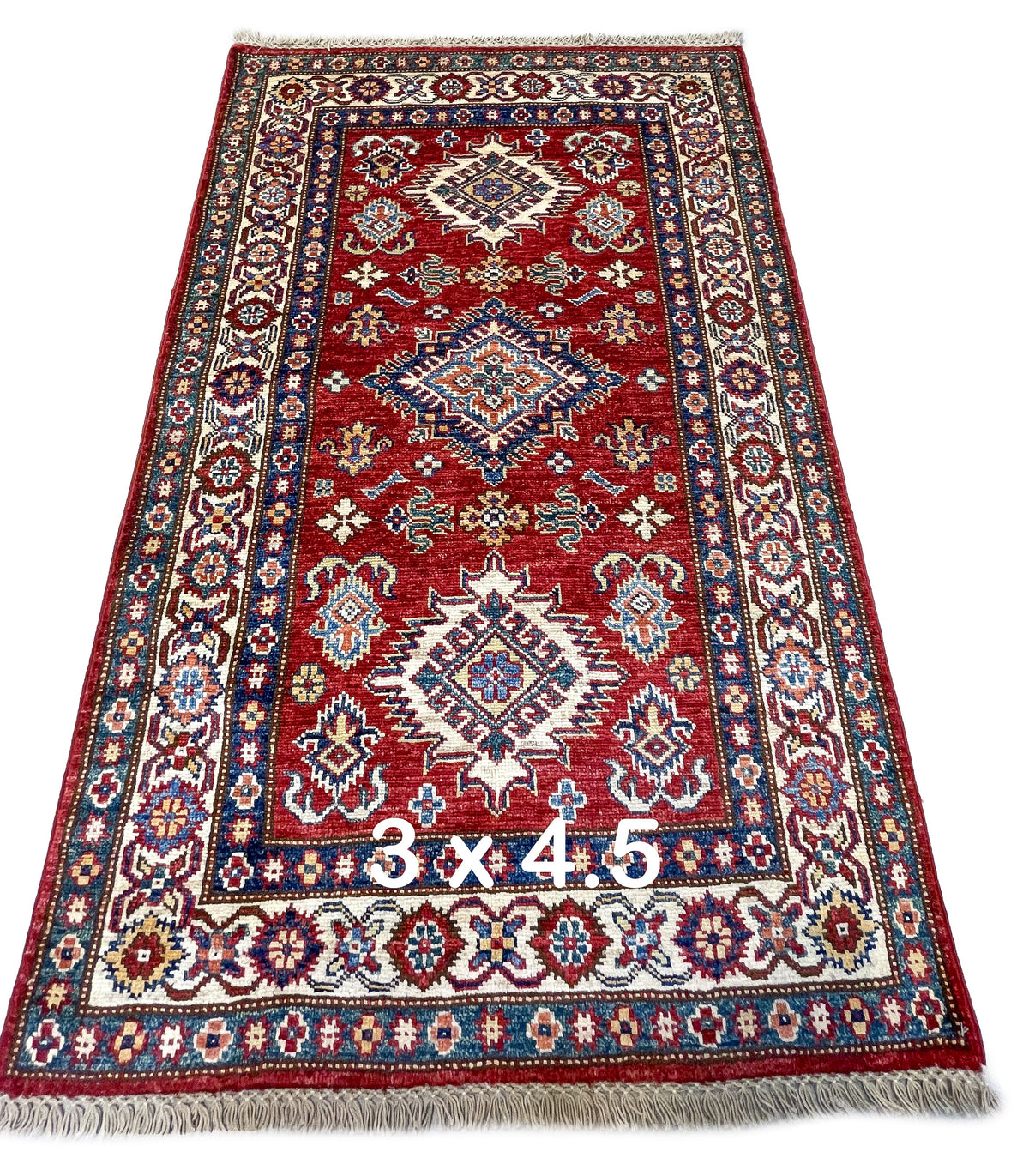 Pakistani Hand-Knotted Kazak