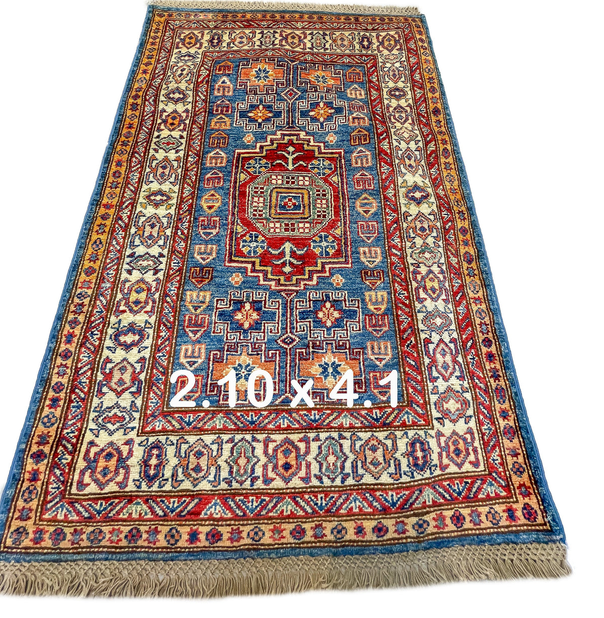 Pakistani Hand-Knotted Kazak
