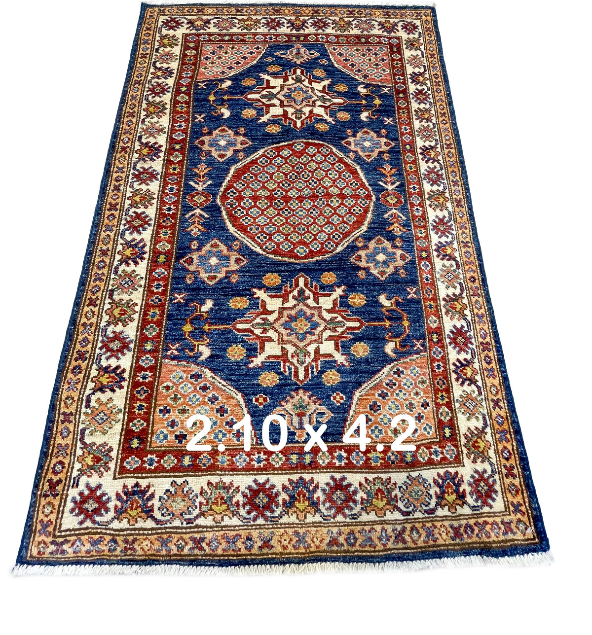 Pakistani Hand-Knotted Kazak
