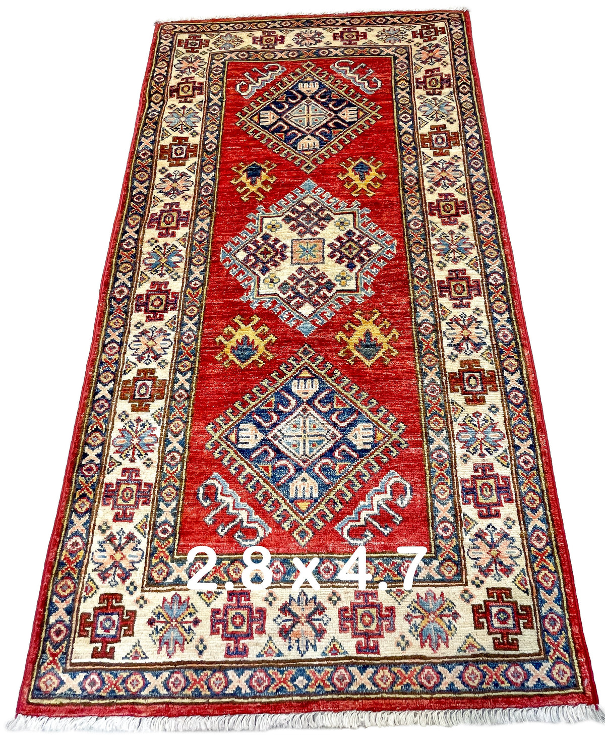 Pakistani Hand-Knotted Kazak