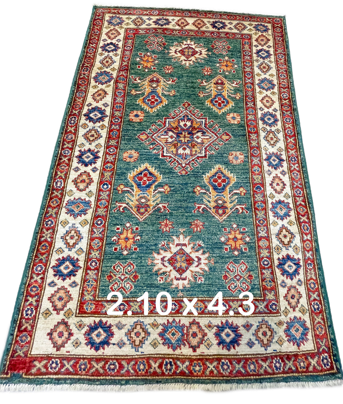 Pakistani Hand-Knotted Kazak