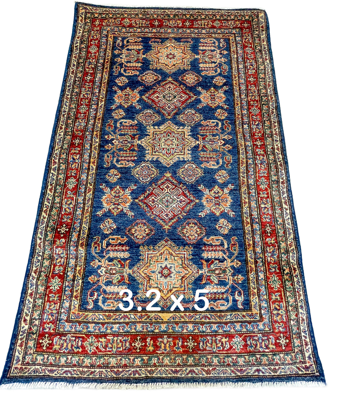 Pakistani Hand-Knotted Kazak