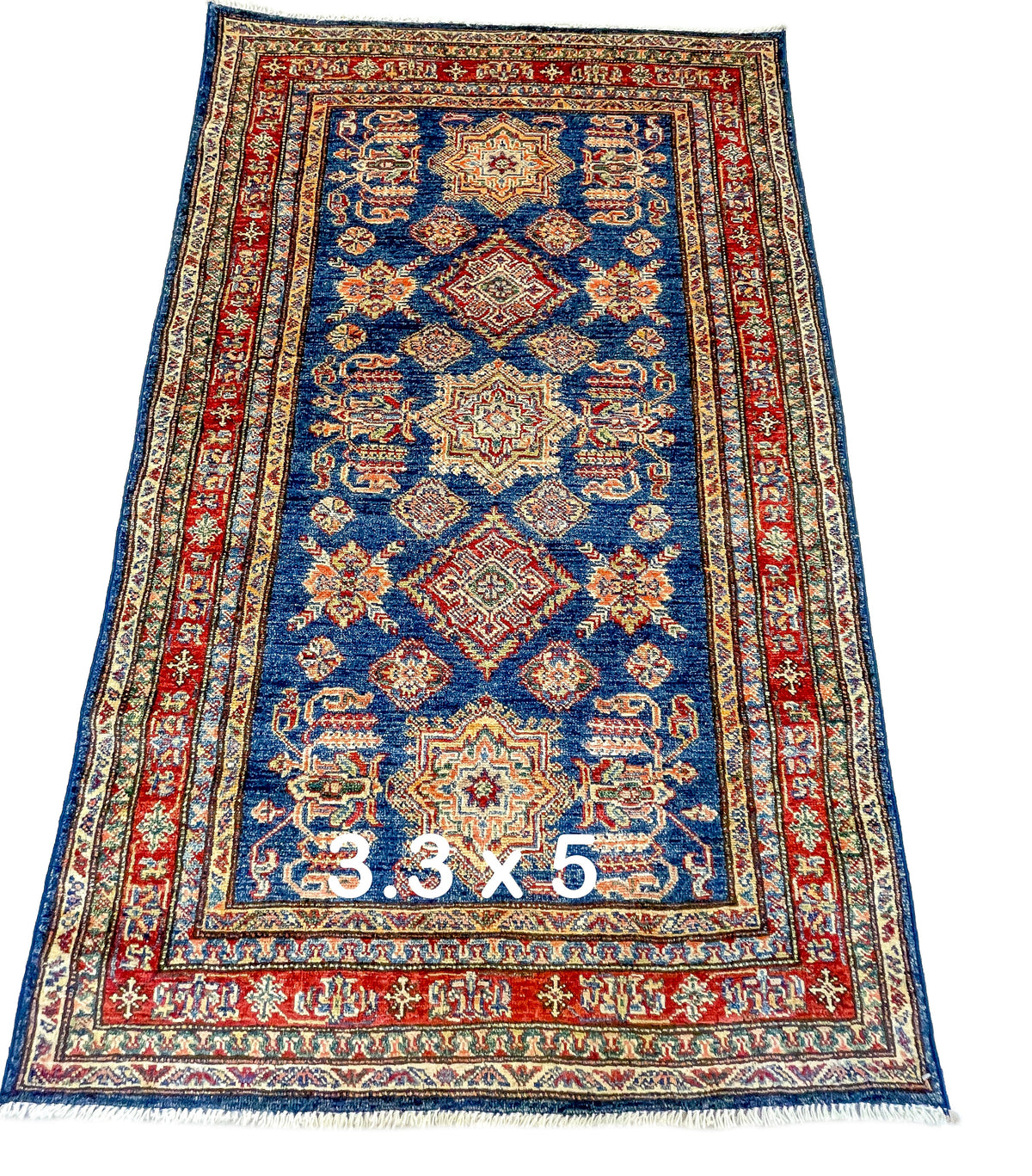 Pakistani Hand-Knotted Kazak