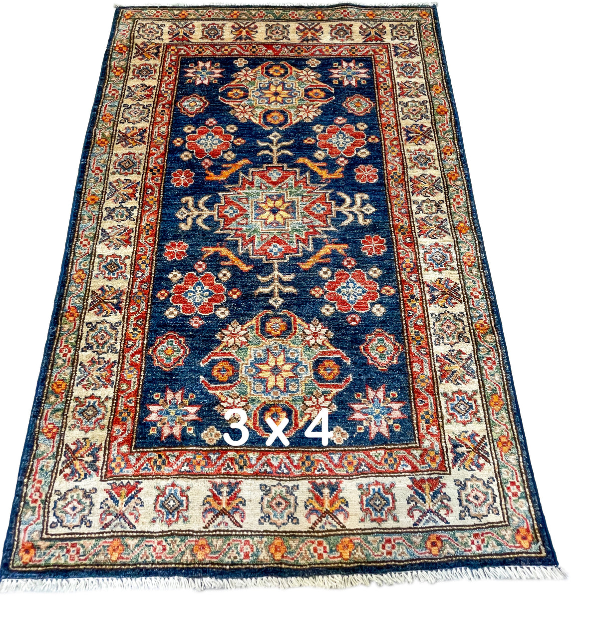 Pakistani Hand-Knotted Kazak