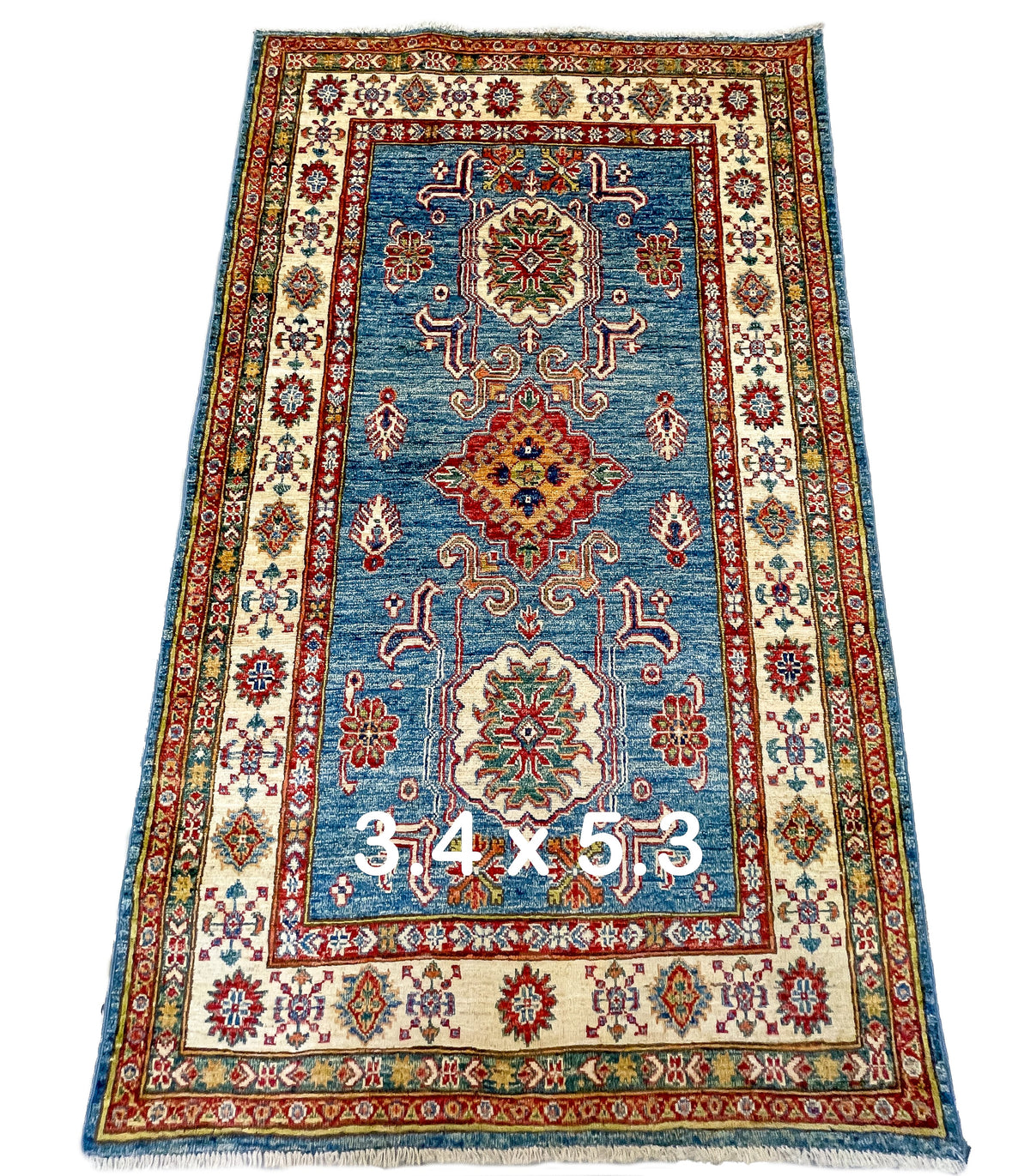 Pakistani Hand-Knotted Kazak