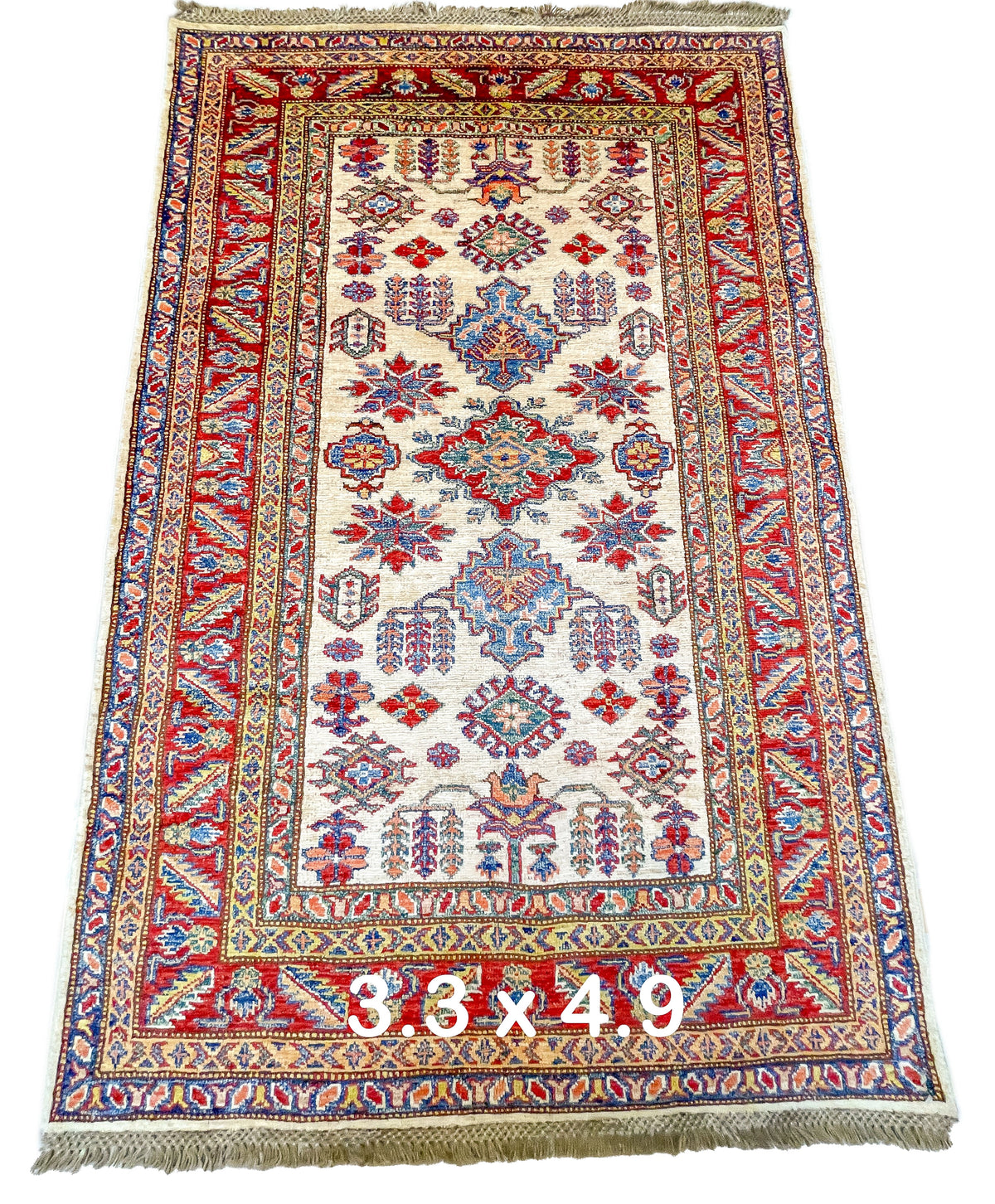 Pakistani Hand-Knotted Kazak