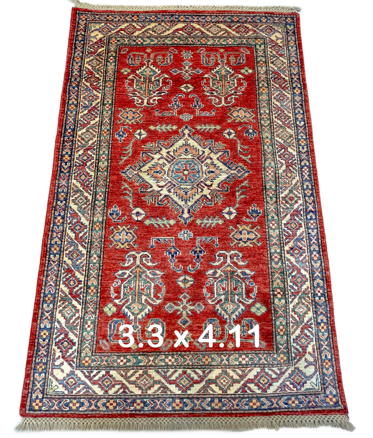 Pakistani Hand-Knotted Kazak
