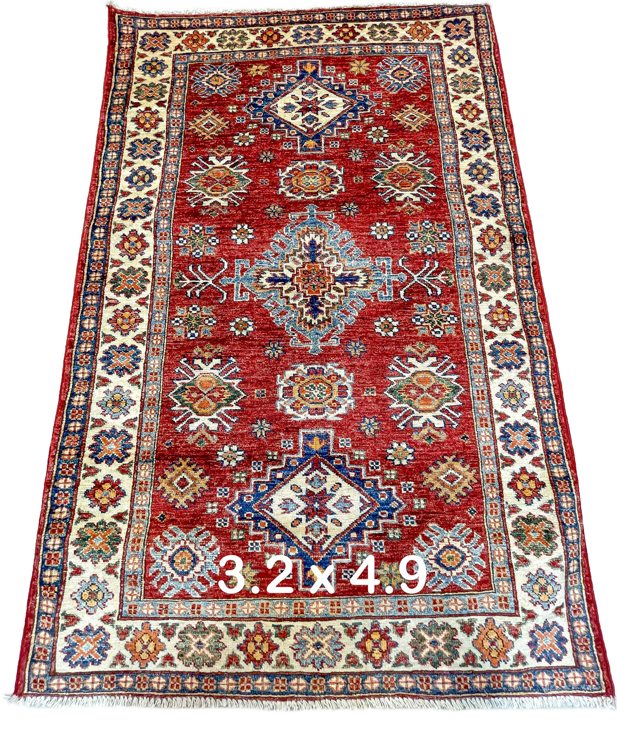 Pakistani Hand-Knotted Kazak