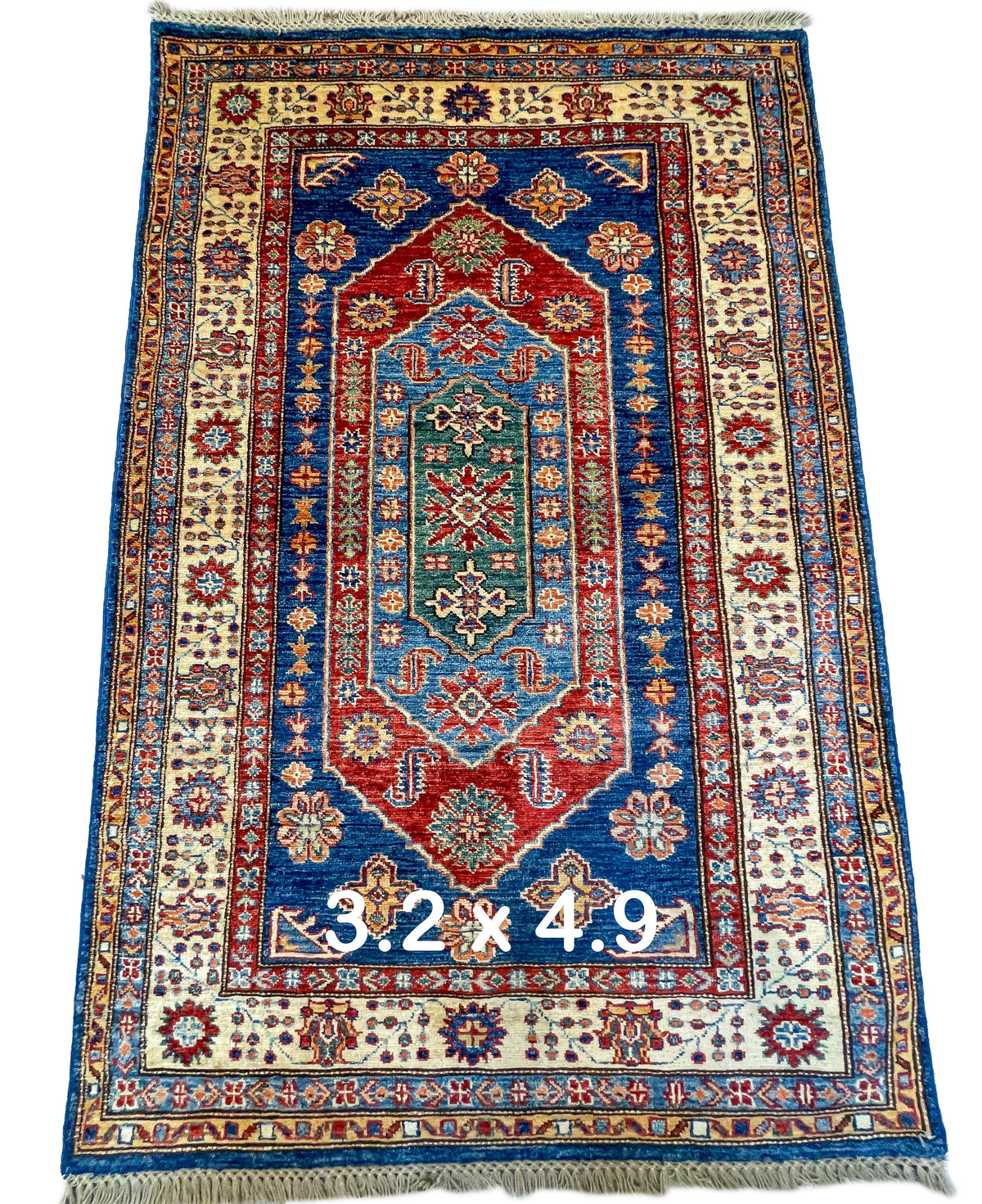 Pakistani Hand-Knotted Kazak