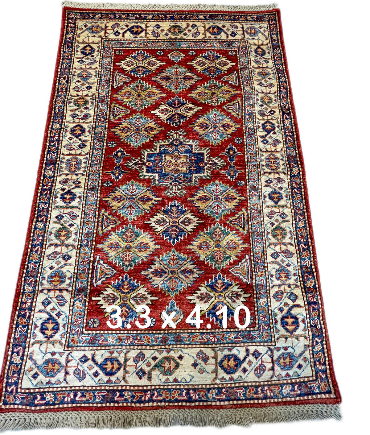 Pakistani Hand-Knotted Kazak