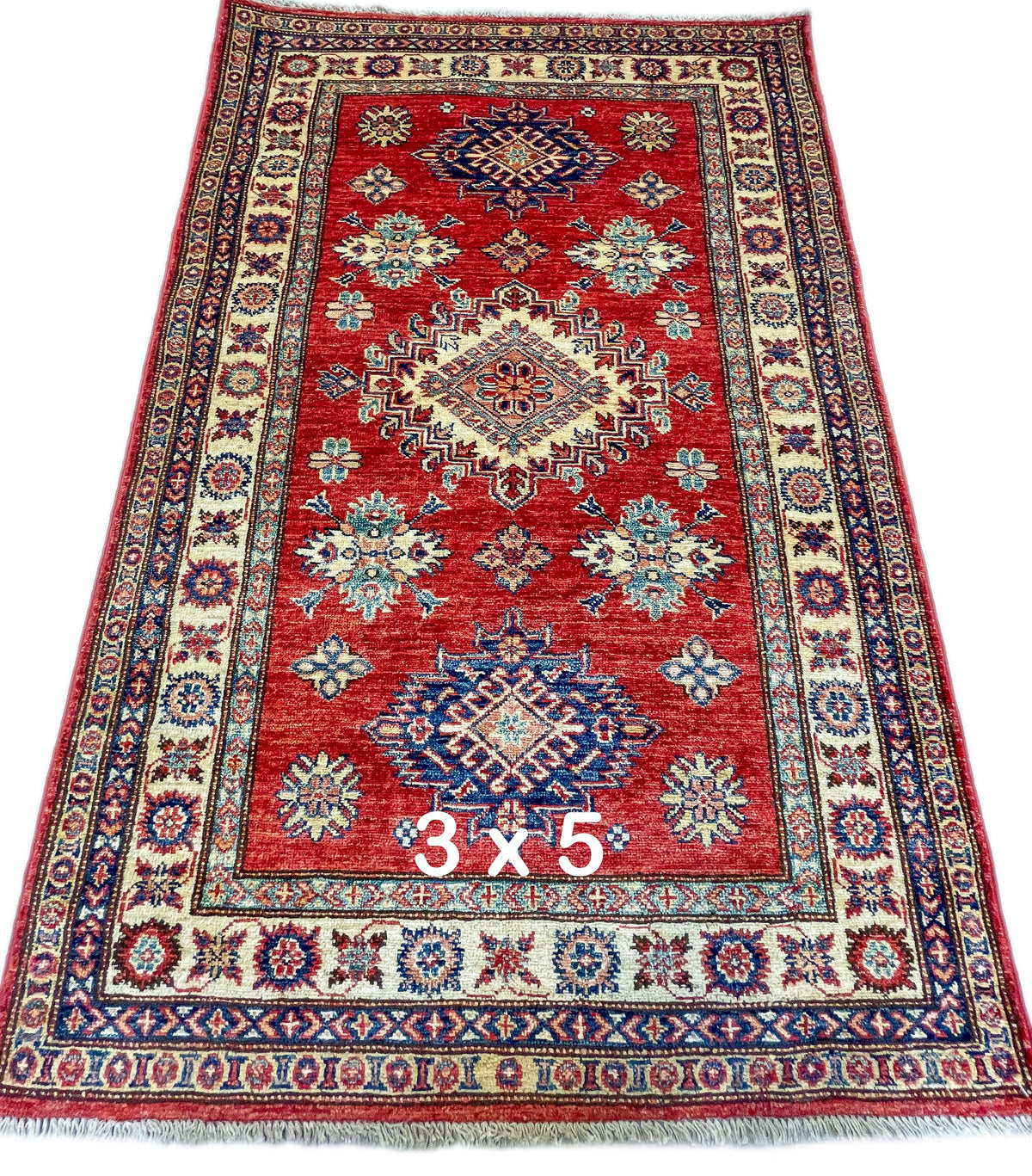 Pakistani Hand-Knotted Kazak