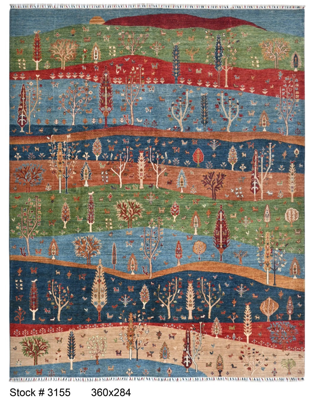 Pakistani Hand-Made Area Rug
