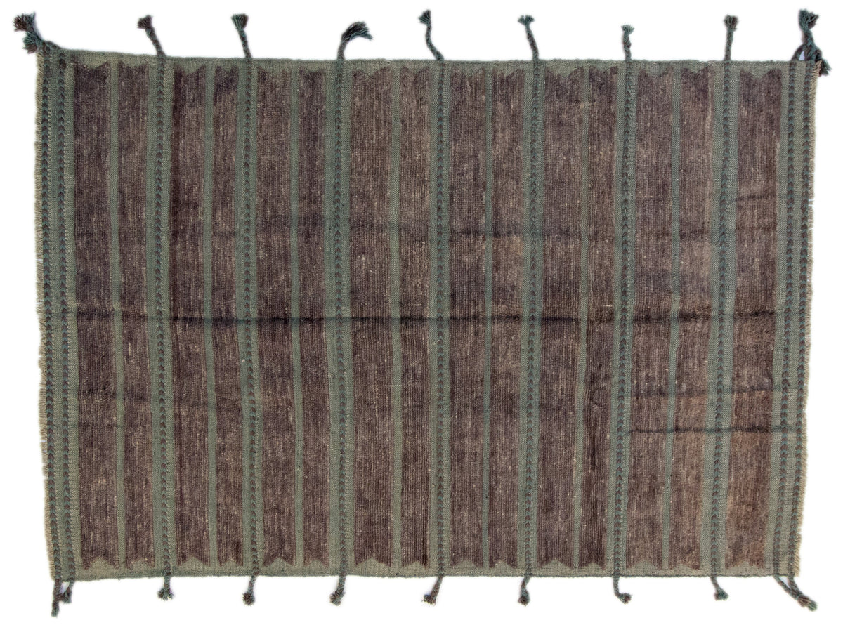 Moroccan Hand-Knotted Area Rug