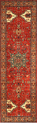 Red Tribal Runner 3'0" x 9'11"