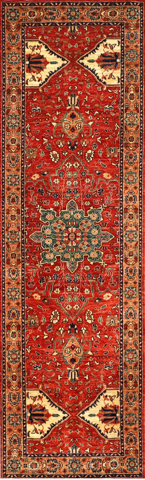 Red Tribal Runner 3'0" x 9'11"
