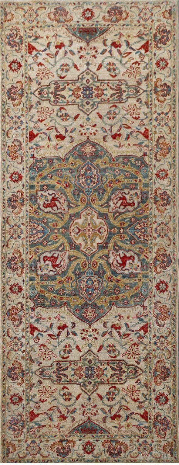 Ivory & Sage Medallion Runner 3'0" x 7'10"