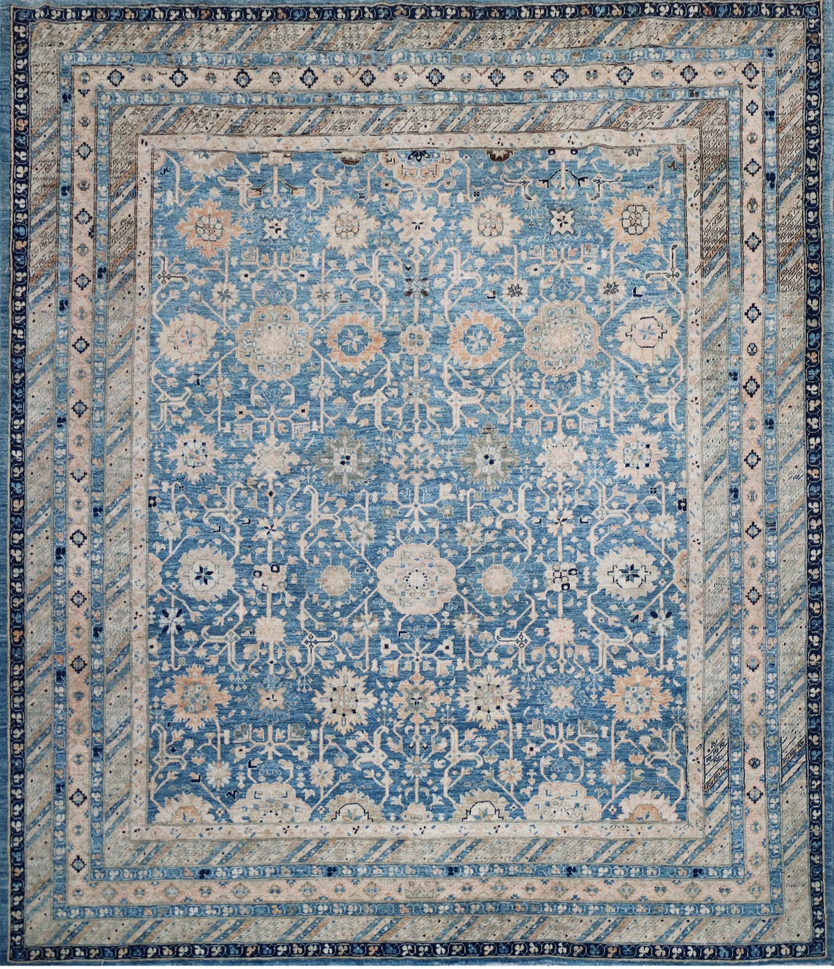 Light Blue Allover Rug 8'3" x 9'7"