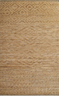 Wheat Moroccan Diamond Rug 6'1" x 9'7"