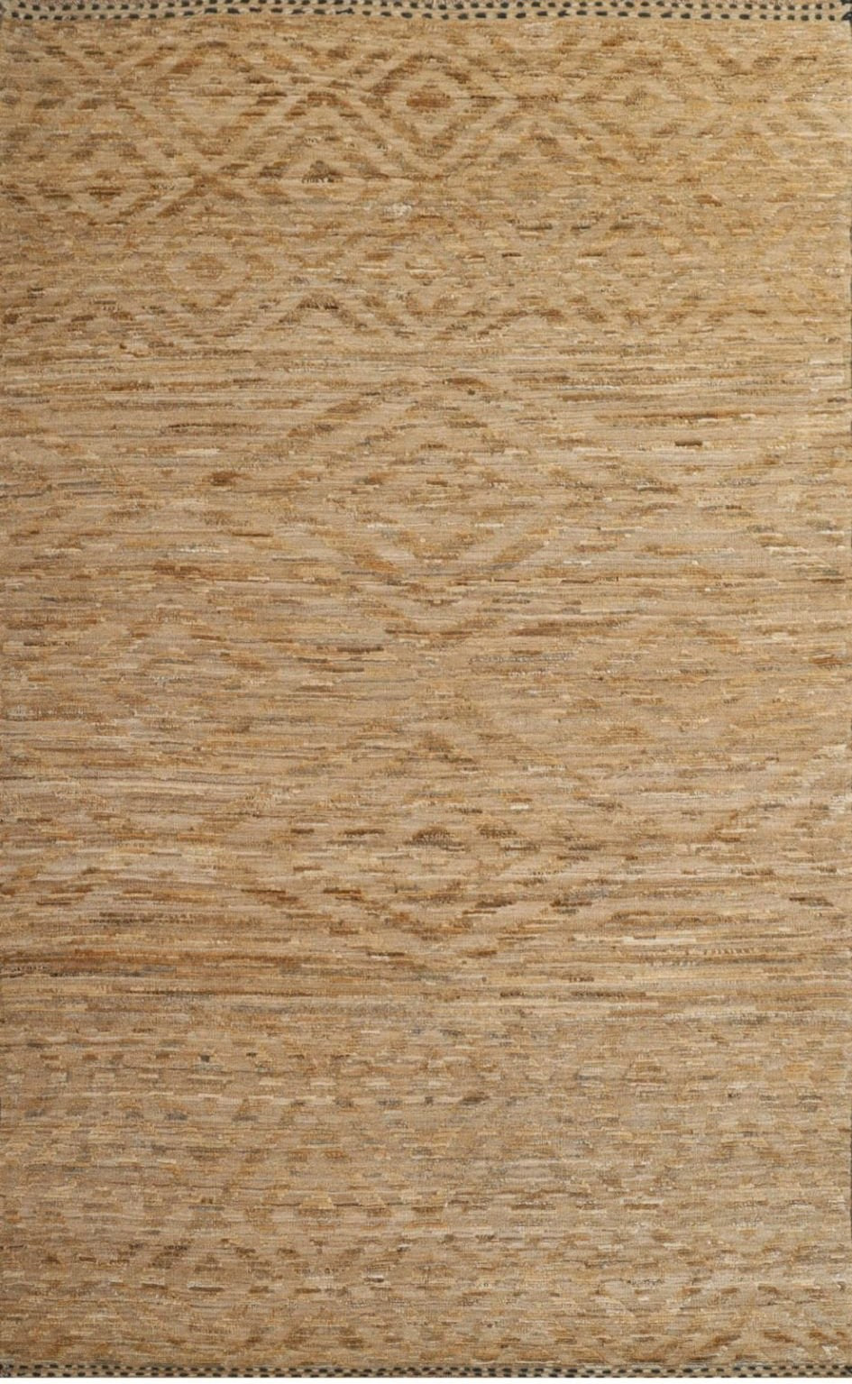 Wheat Moroccan Diamond Rug 6'1" x 9'7"