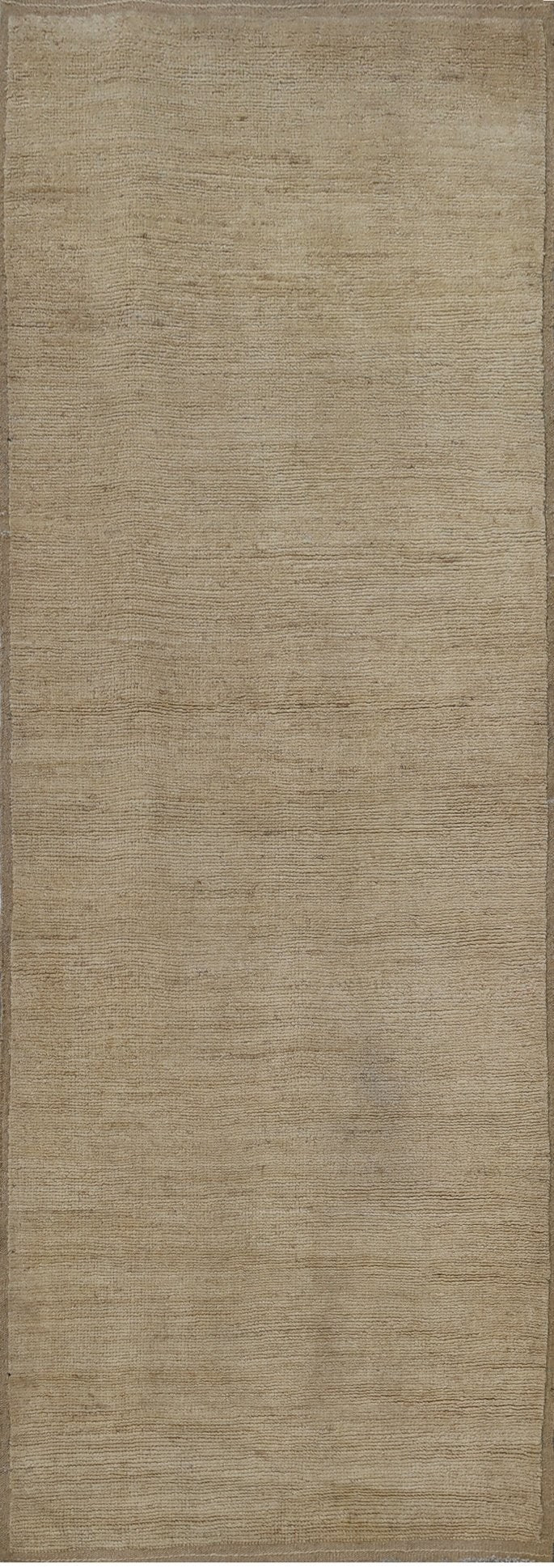 Taupe Solid Moroccan Runner 3'0" x 8'0"