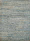 Teal Striated Moroccan Rug 8'8" x 12'0"