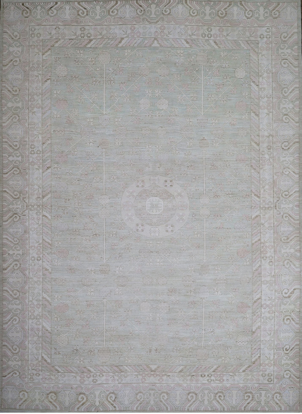 Light Gray Khotan Rug 10'0" x 13'9"