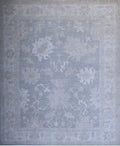 Blue-Gray Palace-Size Oushak Rug 18'2" x 22'0"