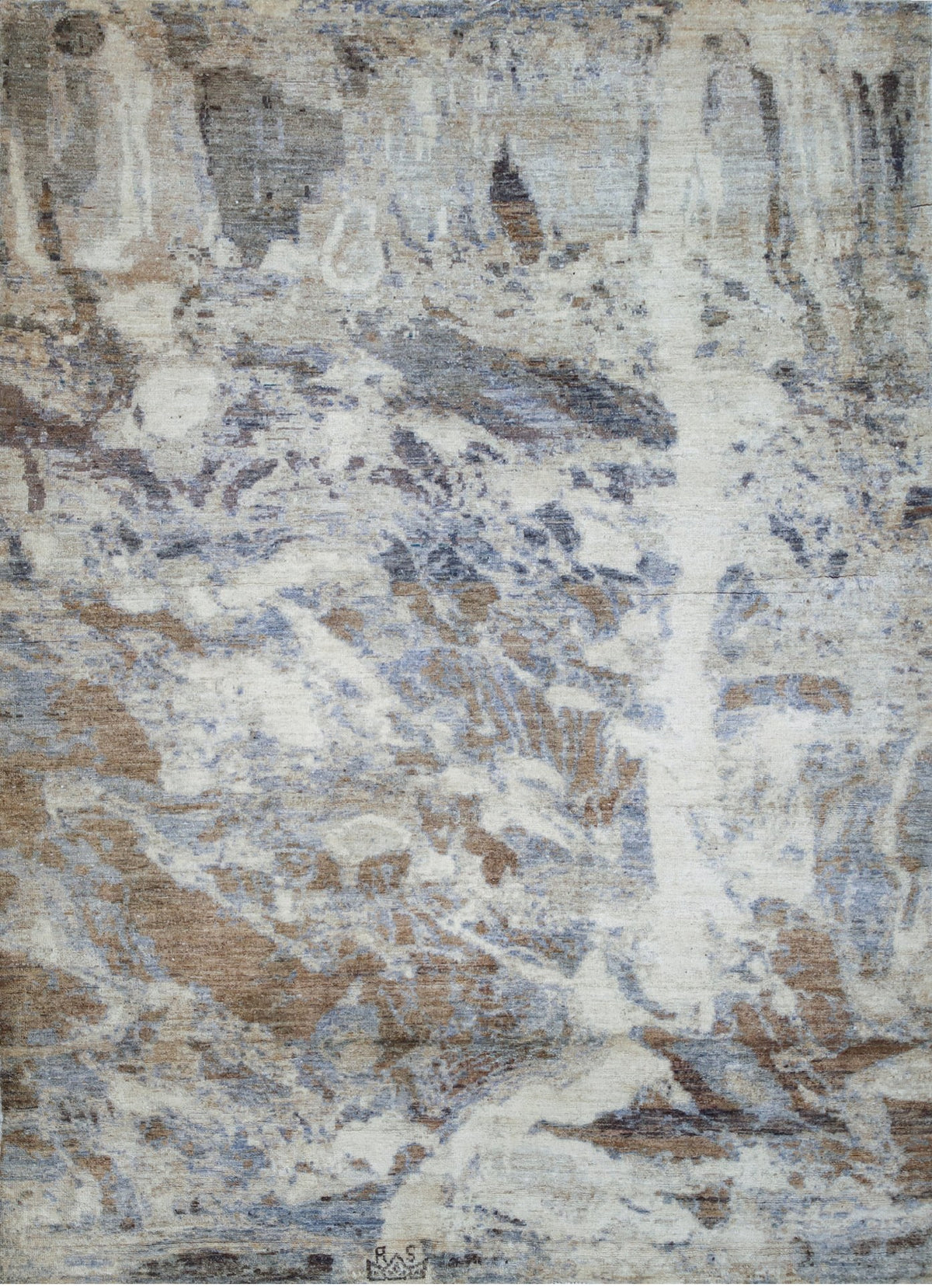Abstract Marble Design Rug 6'2" x 8'6"