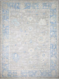 Gray & Blue Oushak Rug 10'0" x 13'5"
