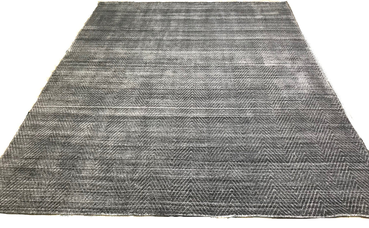 Contemporary Indian Hand-Loomed Area Rug