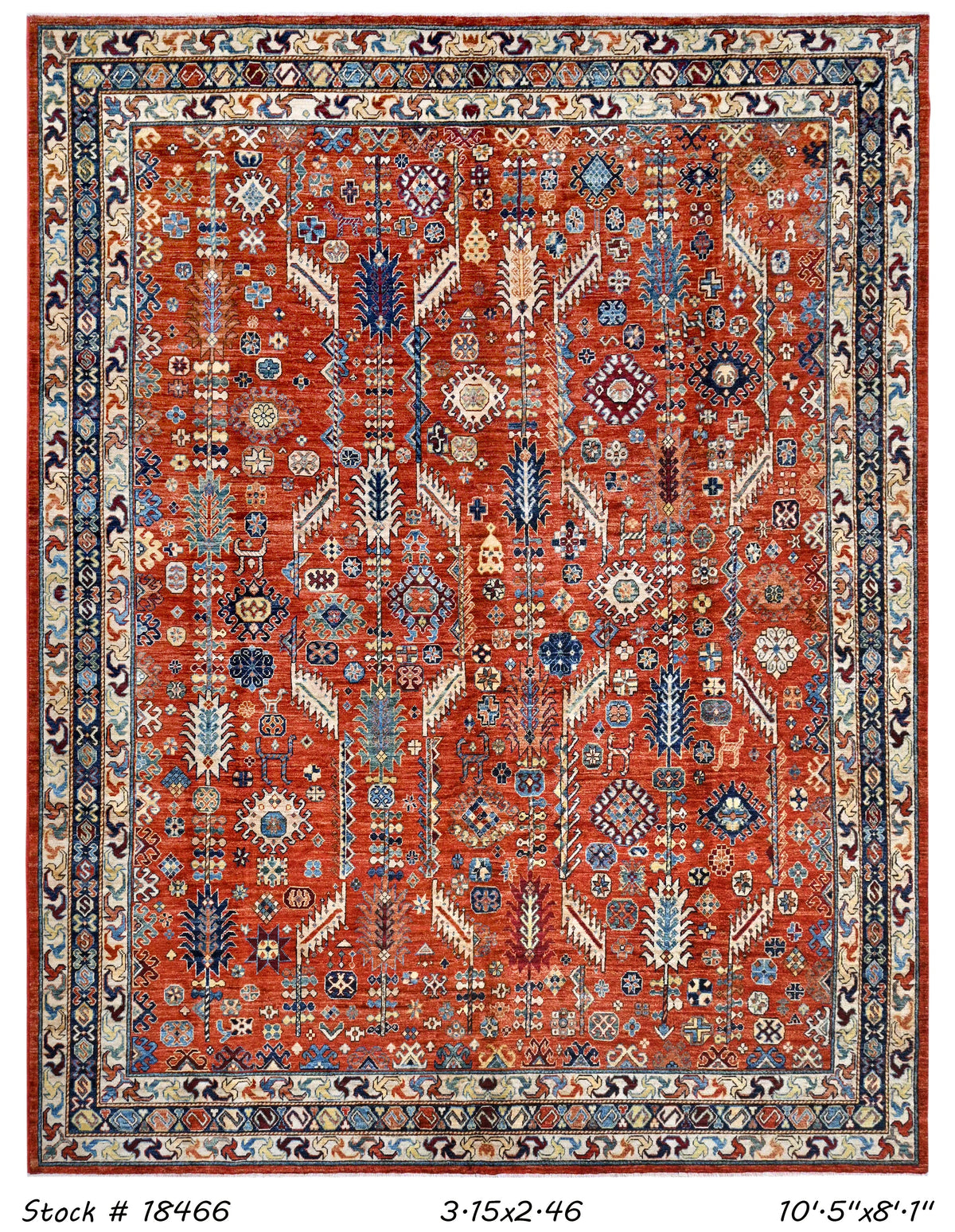 Pakistani Hand-Made Area Rug