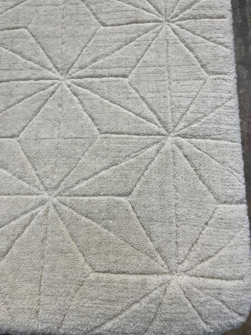 White Diamond Area Rug