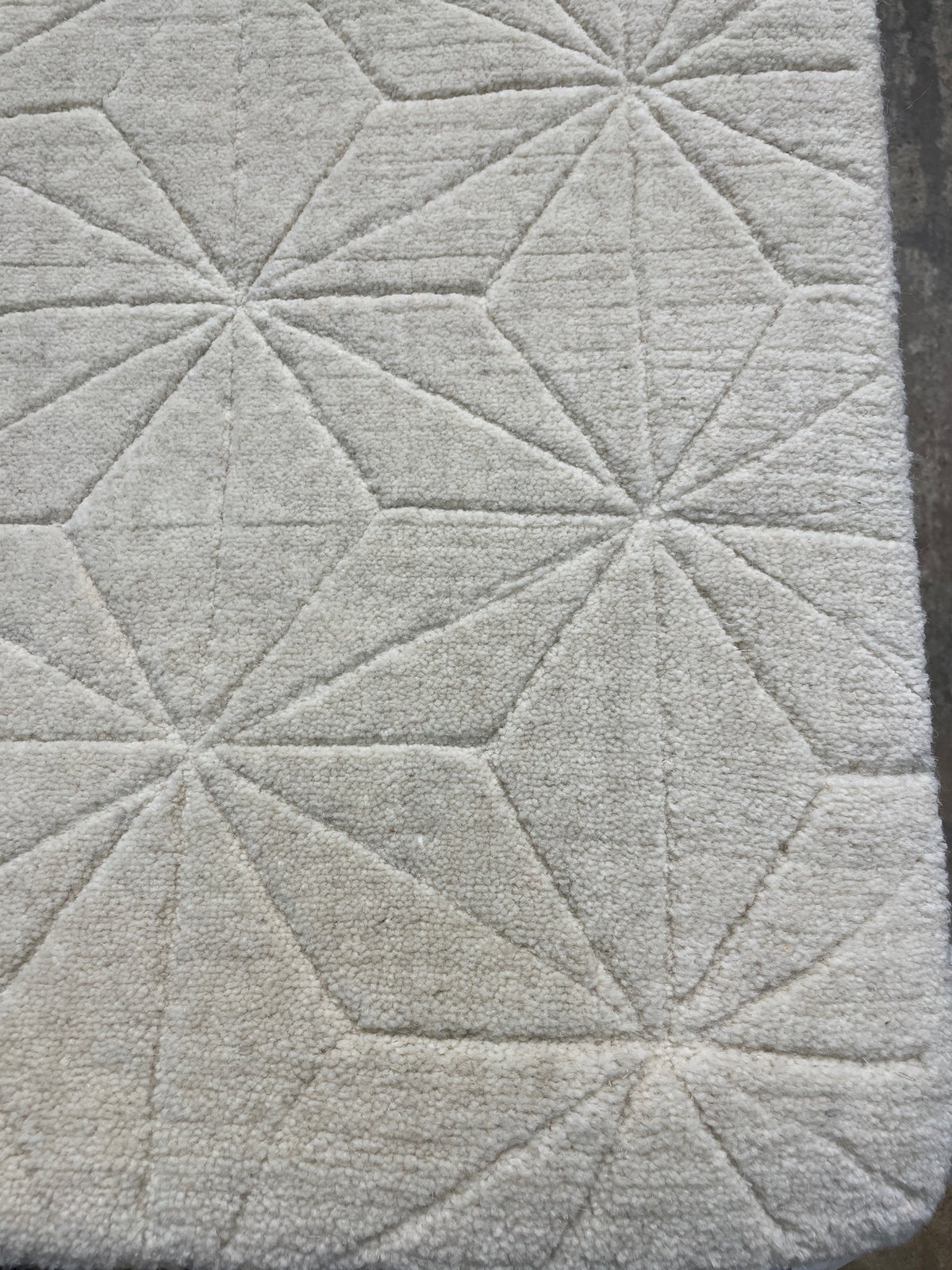 White Diamond Area Rug