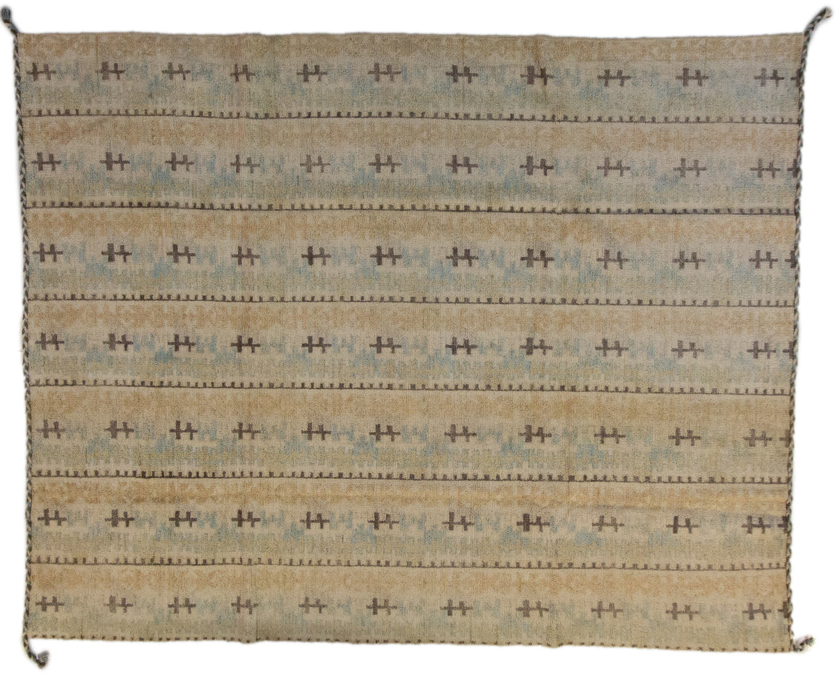 Moroccan Hand-Knotted Area Rug