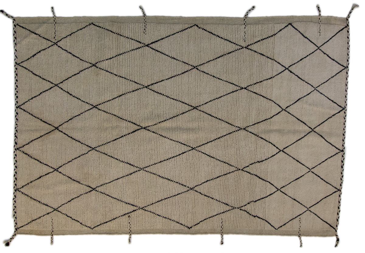 Moroccan Hand-Knotted Area Rug